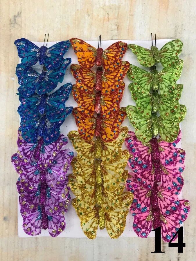 Бабочка FER 5cm 24 pc.  Интернет-магазин Feron Flower 