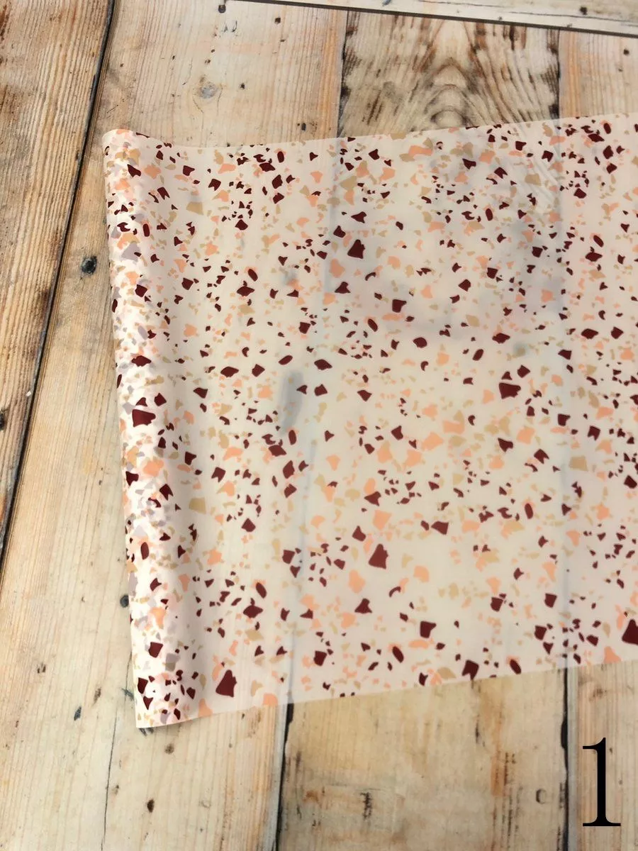 Пленка мат. Осколки 60СМX10М.  Интернет-магазин Feron Flower 